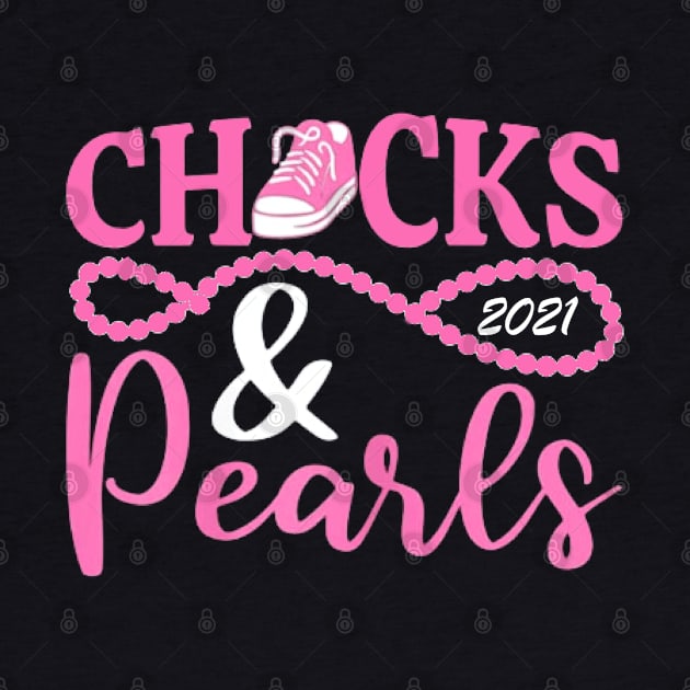 Chucks and Pearls Womens Girls by ReD-Des